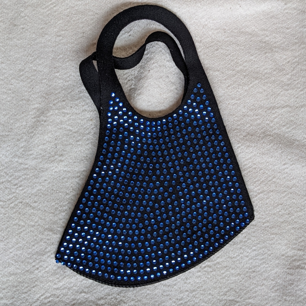 Bejeweled comfort-fit facemask